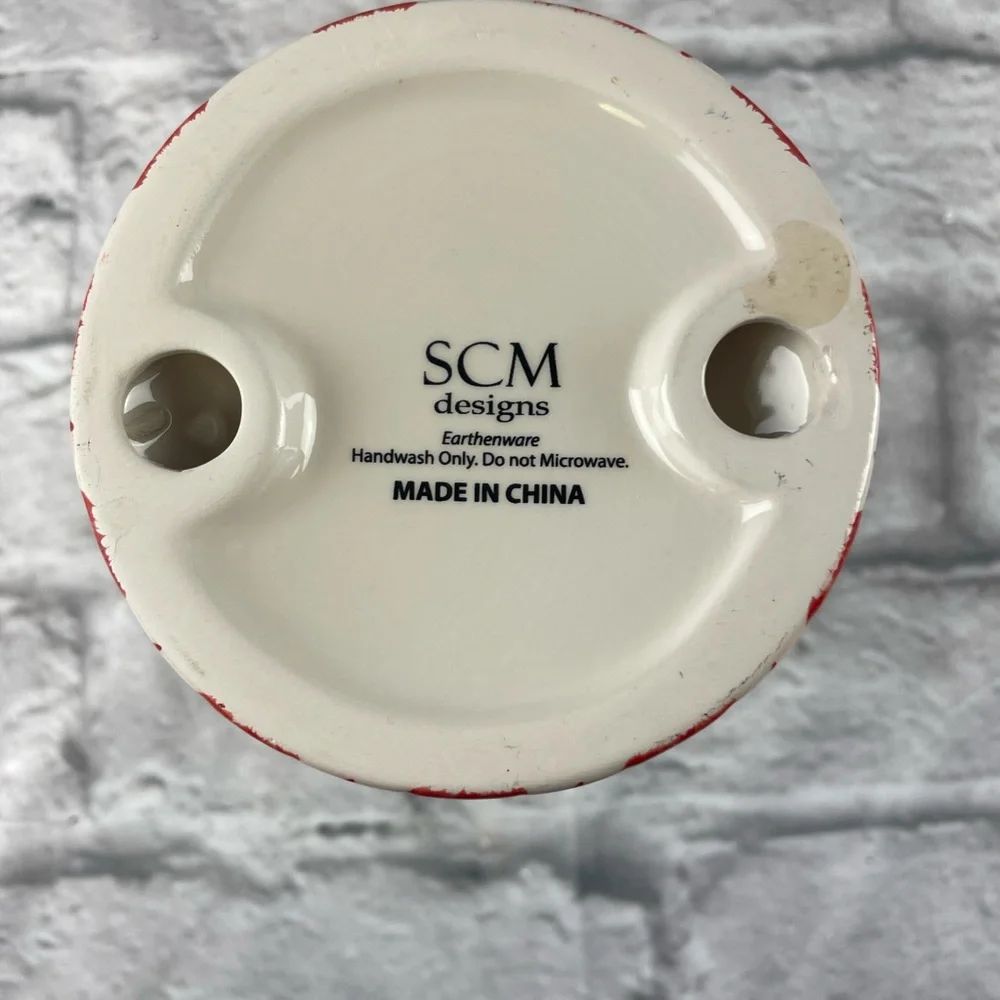 SCM Designs Santa Martini Glass Christmas Bar Glass Earthenware - Picture 4 of 5